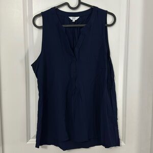 Navy tank blouse